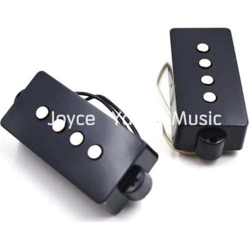 1 Set of 2pcs Black/White PB 4 String Electric Bass Pickups For FD Precision Bass Pickups