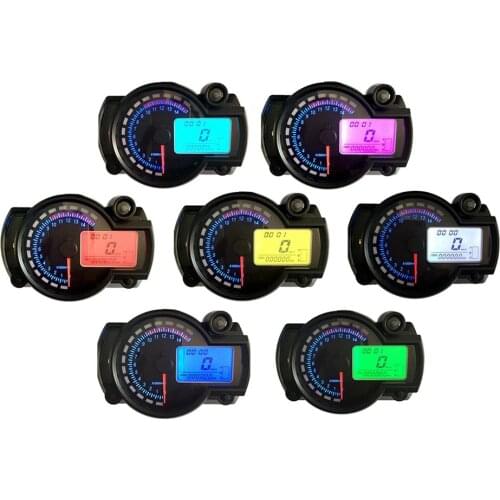 2016-2017 15000rpm modern RX2N similar LCD digital Motorcycle odometer speedometer adjustable MAX 299KM/H meter
