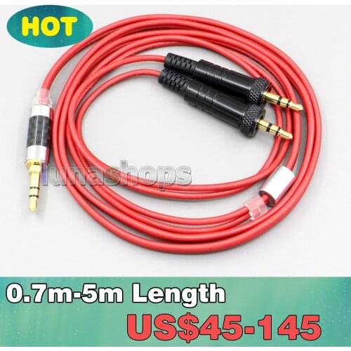 4.4mm XLR 2.5mm 99% Pure PCOCC Earphone Cable For Sony MDR-Z1R MDR-Z7 MDR-Z7M2 With Screw To Fix LN006672