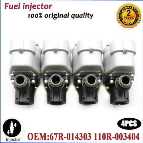 4pcs/lot 67R-014303 110R-004304 Original New Fuel Injectors Nozzle For LPG Emmegas Fiat Punto Evo 2010 10R-024470