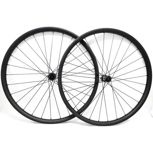 Carbon 27.5er disc mtb wheelset 33x30mm Asymmetry mtb carbon disc wheels 650b carbon wheels DT350S boost 110x15mm 148x12mm