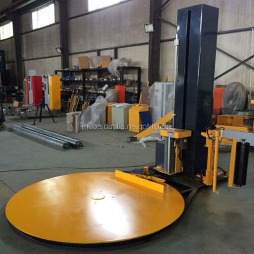 Auto Rotating Rotary Arm Pallet Stretch Film Wrapping Machine CE