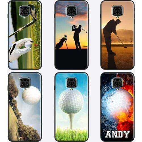 GOLF GOLFER GOLFING SUNSET Phone Case For Xiaomi Redmi Note 10 Pro Note 9 Pro Note 8 Pro K40 8T 9S 9A 9C 9T Cover