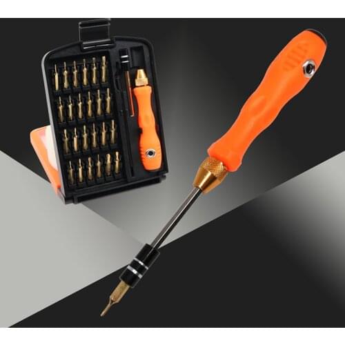 27 in 1 Precision Screwdriver Set with 24pcs S2 Alloy Steel Bits for Macbook Laptop Smartphones Disassembly Repair Tools Kit