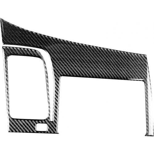 Navigation Panel Sticker Protective Self-adhesive Carbon Fiber Anti-scratch Car Panel Cover for Honda Civic 8th 2006-11 Left