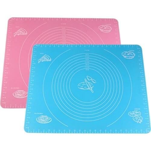 Food Grade Silicone 26 X 29CM Small Roll Cutting Mat Pastry Icing Dough Cake Tool Square Not Leaking Baking Mat Baking Tool