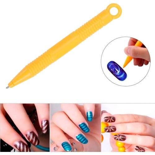 1 Pc Professional Double Head Strong Nail Magnetic Stick Pen Suitable for Cat Eye Gel Polishing Beauty Nail Art Tools Manicure