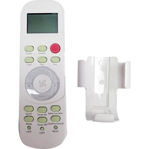 AC Remote Control 0010401996 For Haier Komeco Air Conditioner / Ar Condicionado Controle Remoto Luminoso 0010401996M Bracket