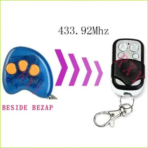 BESIDE BEZAP remote control 433.92mhz Garage Gate Remote Control BESIDE BEZAP duplicator 433Mhz