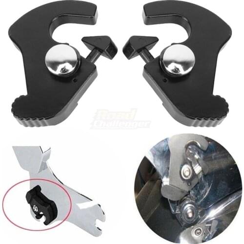 Detachable Rotary Sissy Bar Luggage Rack Docking Latch Clips Left&Right Fit For Harley Touring Softail Sportster