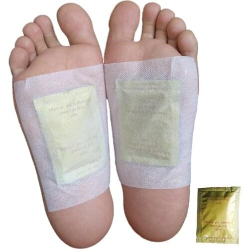 GOLD Premium Kinoki Detox Foot Patch Bamboo Pads Patches With Adhersive sheet (1lot=200pcs=100pcs Patches+100pcs Adhesives)