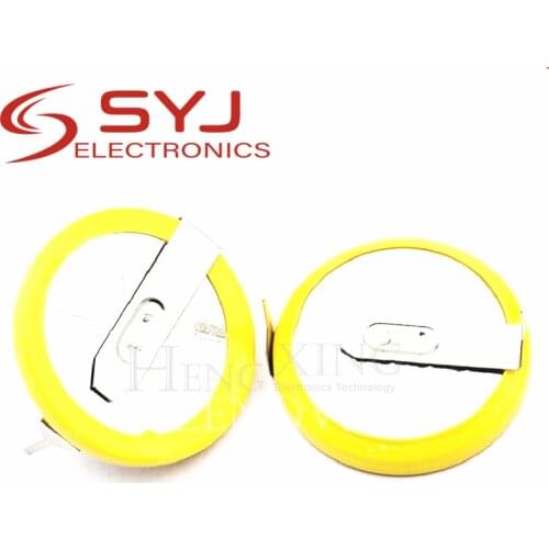 1pcs/lot Price CR2032 button battery welding foot 2 feet horizontal pitch 25mm In Stock