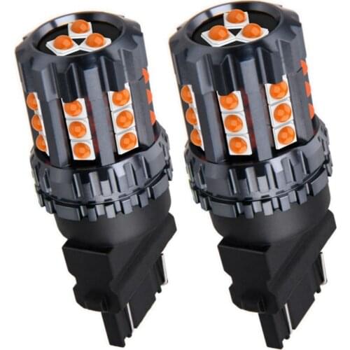 2PCS T25 3157 3156 P27/7W P27W Super Bright LED Auto Brake Bulbs Backup Reverse Lamp Car Daytime Running Lights Red White Yellow