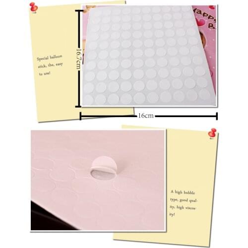 100 Points Balloon Accessories Attachment Glue Dot Attach Balloons To Ceiling Or Wall Birthday Party Wedding Decoration Supplie