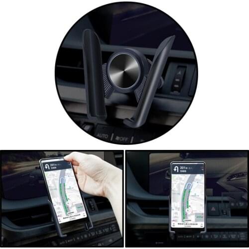 Car Phone Holder Smart Phone Navigation Fixed Support Air Outlet Bracket Can Be Pasted Car Accessories Car Interior Decoration