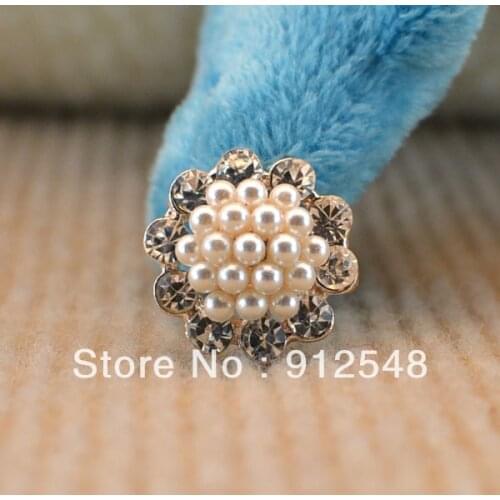 162215 , 1 pcs Alloy pearl Rhinestone Beads costume jewelry accessories material, bow ornament, DIY handmade materials