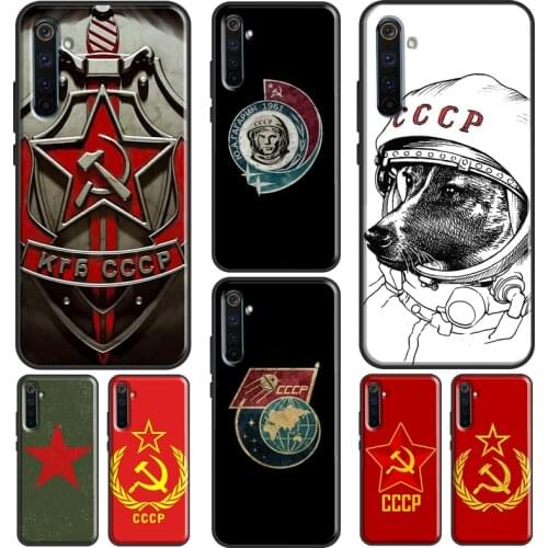 CCCP Soviet Union Russia Case For Realme 6 Pro 7 C3 Q2 X2 X7 X50 Cover For OnePlus 7T 8T 6T 6 7 Pro 8 Pro Nord