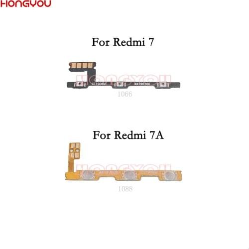 Power Button Switch Volume Button Mute On / Off Key Flex Cable For Xiaomi Redmi 7A 7