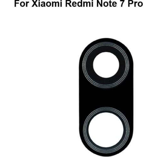 2PCS High quality For Xiaomi Redmi Note 7 Pro Back Rear Camera Glass Lens test good For Xiaomi Red mi Note7 Pro Replacement 7Pro
