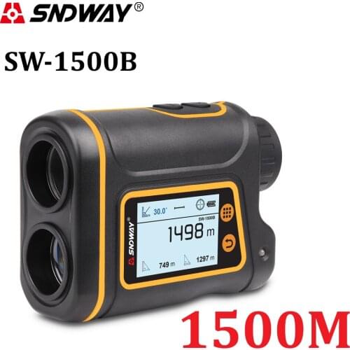 SNDWAY Telescope Laser Range Finder Digital Distance Meter Hunting Monocular Golf Rangefinder LCD Display Roulette Tape Measure