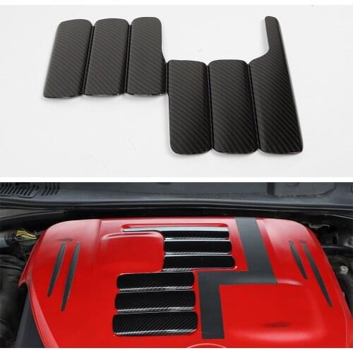 New Car Decoration Trim For Dodge Charger Challenger 2009 Up Engine Cover Styling Auto Molding Parts