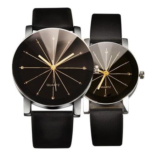 2018 new Mens Quartz Relogio Masculinos Dial Glass Time Men Clock Leather Business Round Case Hour Watch Relojes Hombre clock