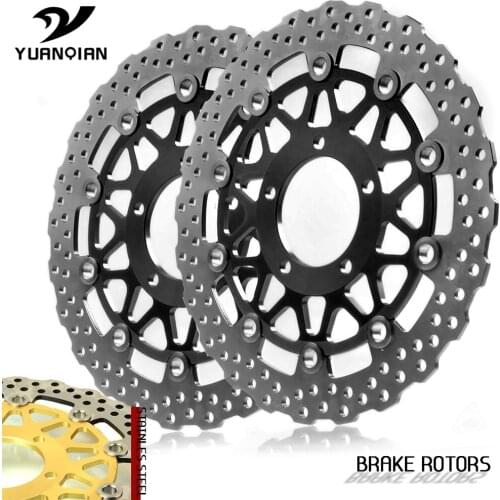 2 pieces Motorcycle Front Brake Discs Rotor Brake Rotors For KAWASAKI ZX-14R ZZR1400 GTR1400 GTR 1400 2006-2014 2013 2012 2011
