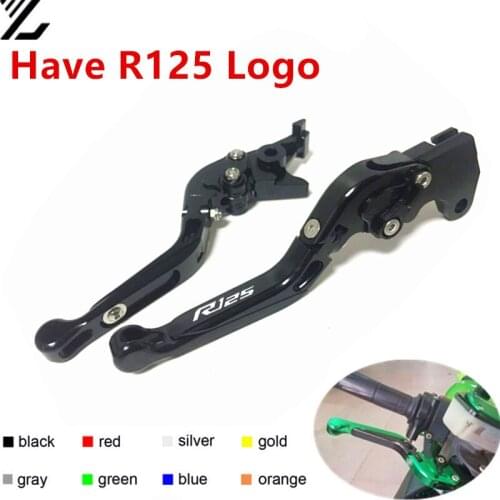 CNC Adjustable Folding Extendable Motorcycle Brake Clutch Levers For YAMAHA YZFR125 YZF R125 2008-2011 2009 2010