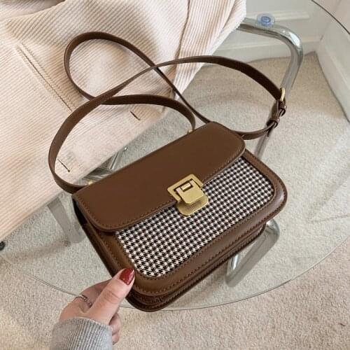 Luxury Handbags Women Bags Sac Women Square Messenger Bags Panelled Female Shoulder Bag Fashion Casual Crossbody for Girls New