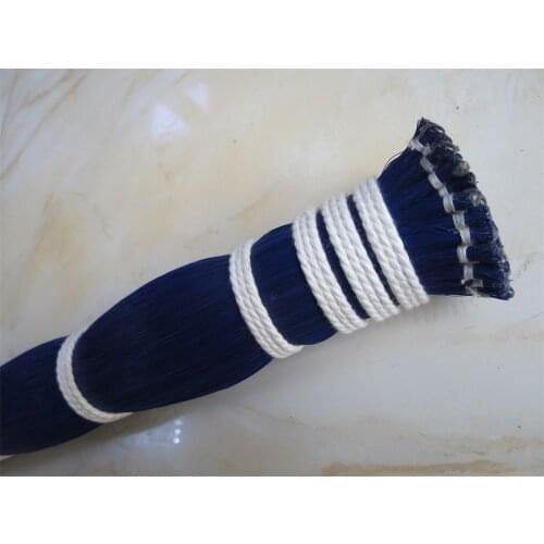 High quality 200hanks AAA 83-85cm violin bow horse hair natural black