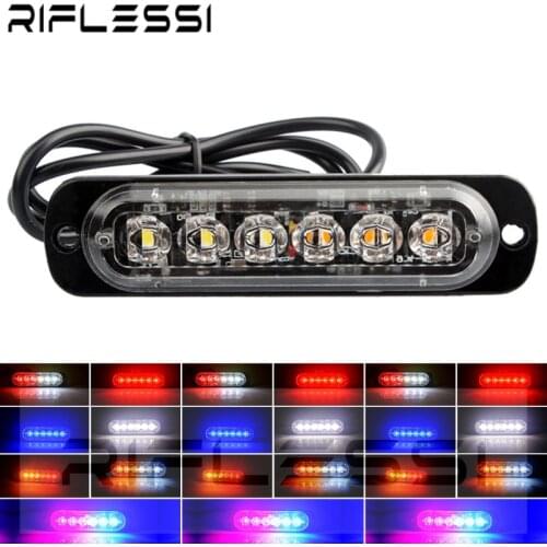 1 x 12 V 24V Motorcycle Strobe Lights Flash Lamp Ambulance Car Truck Trailer Police Flasher Warning Signaling Lamp Side Light