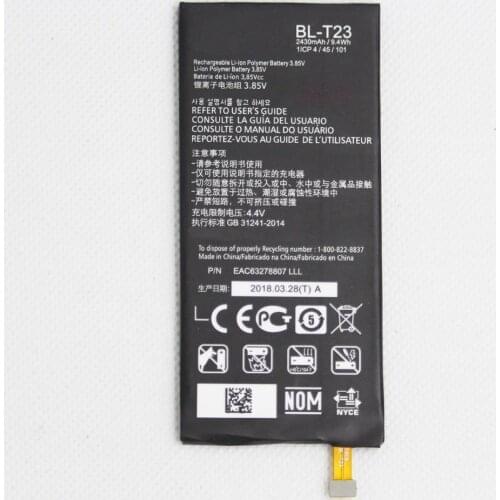 2430mAh BL-T23 / BLT23 / BL T23 Phone Battery For LG X Cam X-Cam X Cam K580 K580Y F690 K580DS Battery + adhesive Tools