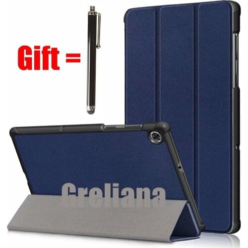 Cover Case for Lenovo Tab M10 plus TB-X606F TB-X606X 10.3 PU Leather Case M10 10.1 TB-X605L TB-X605F Tri-fold Sleep Smart Funda
