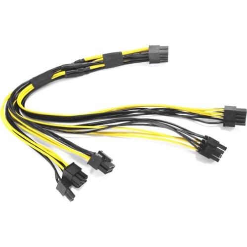 Computer Server GPU Video Card Power Cable PSU 8P to PCI-E 4X8Pin(6+2) Power Supply Cable for Inspur 5468M5 TGC-1828-V5