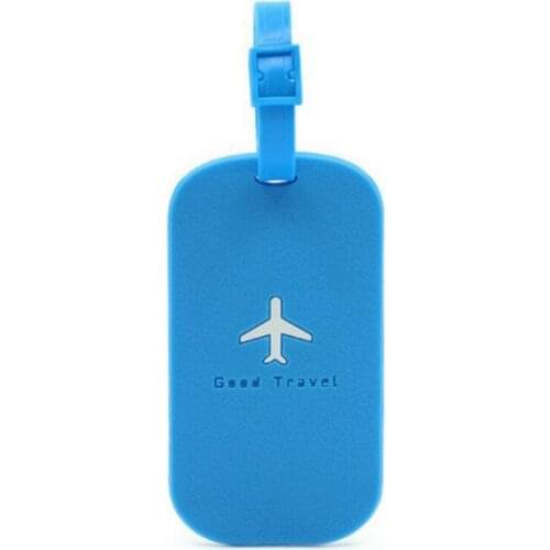 Matte Silicone Suitcase Luggage Label Travel Bag Handbag Pendant Portable Name ID Address Tags Travel Accessories