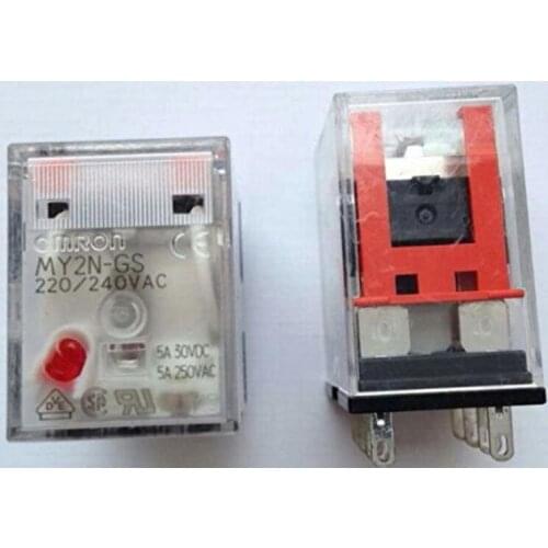 MY2N-GS AC220/240 BY OMZ/C MY2 5108A 220VAC | 2NO+2NC | 7A Intermediate relay