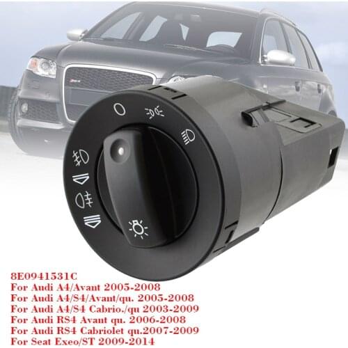 New Headlight Switch Fog Light Switch for AUDI A4 S4 RS4 Seat Exeo/ST 8E0941531C
