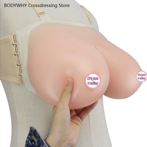 The New Shoulder Strap Siamese Cross-dressing Prosthetic Breast Pseudo-false Breasts Increase Plump and Mellow Silicone Breast