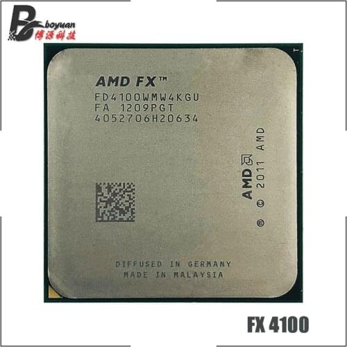 AMD FX-Series FX-4100 FX 4100 FX4100 3.6 GHz Quad-Core CPU Processor FD4100WMW4KGU Socket AM3