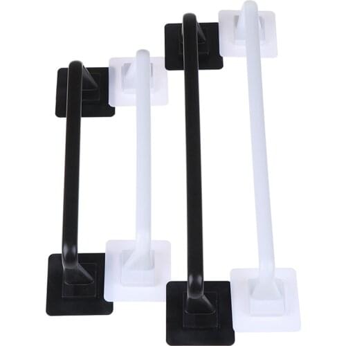 Size L S Self Adhesive Wall Mounted Bathroom Towel Bar Shelf Rack Holder Toilet Roll Paper Hanging Hanger