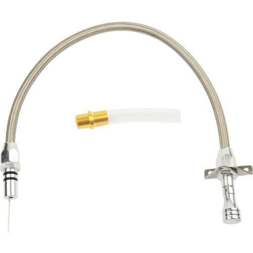 PT303 TH400 Flexible Transmission Dipstick Stainless Steel Dipstick Fit for Chevy TH400 400 Turbo 400 Transmission