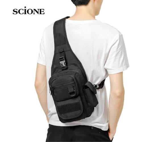 Tactical Sling Chest Bag Military Shoulder Pack Satchel Army Camping Hiking Treking Camouflage Backpack Crossbody Bags X355A