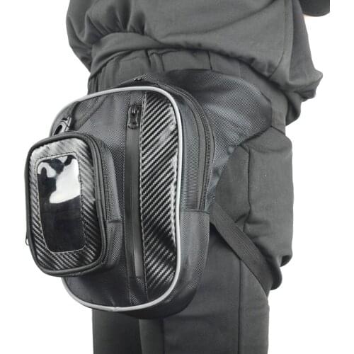 Visual phone screen package Tool Leg Bag Riding Travel Luggage Moto Racing Waist Bags waterproof lining Bag Motorbike Side Bags