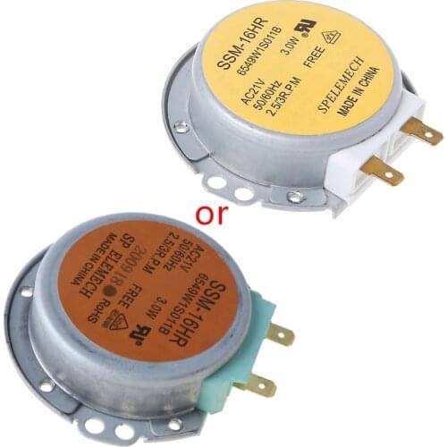 Microwave Oven Turntable Synchronous Motor SSM-16HR 21V 3W 50/60Hz For LG A6HB