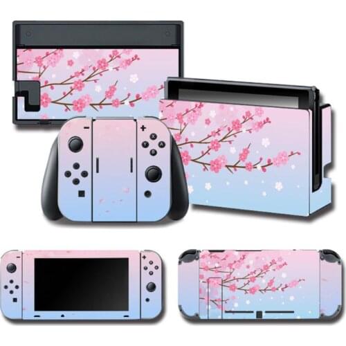 Full Body Protective Cover Skin Colorful Sticker Art Decals for NS Switch Game Console Joy-Con Controller Decor 1set