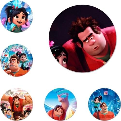Wreck-It Ralph Icons Pins Badge Decoration Brooches Metal Badges For Backpack Decoration