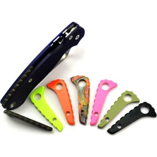 1 piece C81 Knife Spine Keel Back Spacer Fiber G10 Acrylic Material Outdoor EDC Multi Folding Pocket Tools DIY Making Tools Para