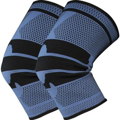 CANFU 1pcs Nylon Elastic Sports Knee Pads Breathable Knee Support Brace Running Fitness Hiking Cycling Knee Protector Joelheiras