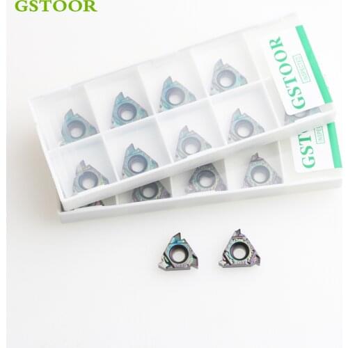 10PCS 16ER 16IR 1.0ISO-S 1.5ISO-S 2.0ISO-S 3.0ISO-S AG55-S AG60-S GH55 CNC Threading Hardened Steel Turning Tools Lathe Cutter