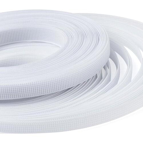10Yards 6mm/8mm/10mm/12mm White Polyester Plastic Fabric for DIY Boning Sewing Wedding Dress Dance Formal Dress Costume Supplies